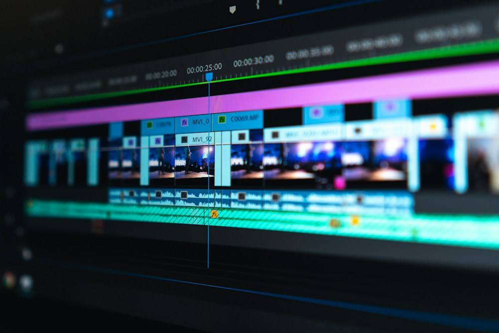 Professional studio camera setup and creative media production